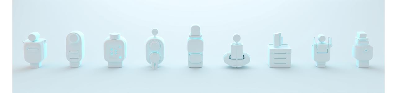 다양한 브랜드의 스마트 홈 기기 아이콘이 연결된 모습
